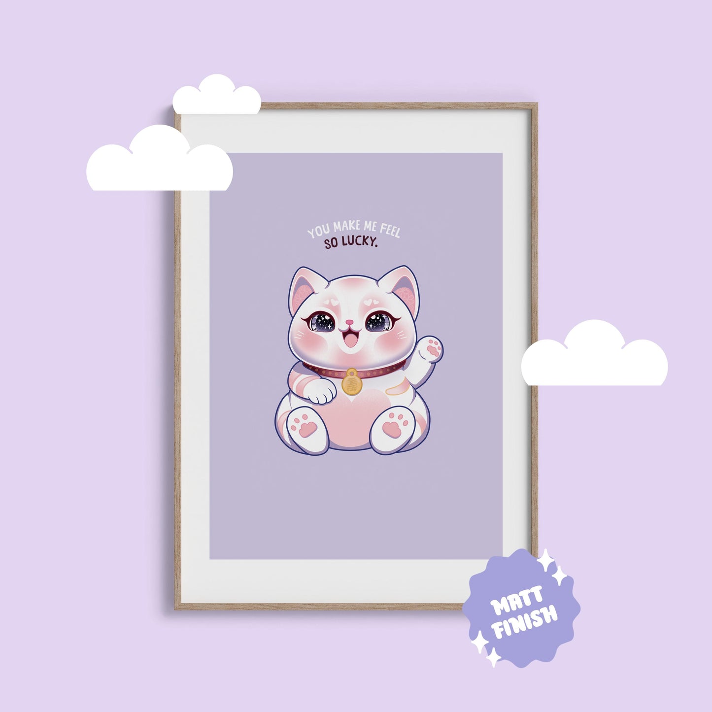 Lucky Maneki Neko Karte