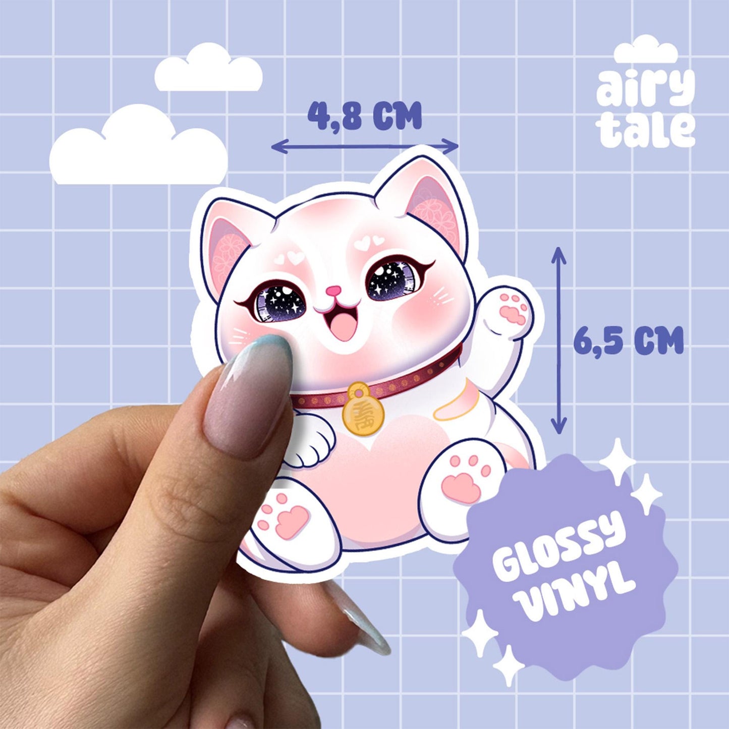 Maneki-neko Sticker