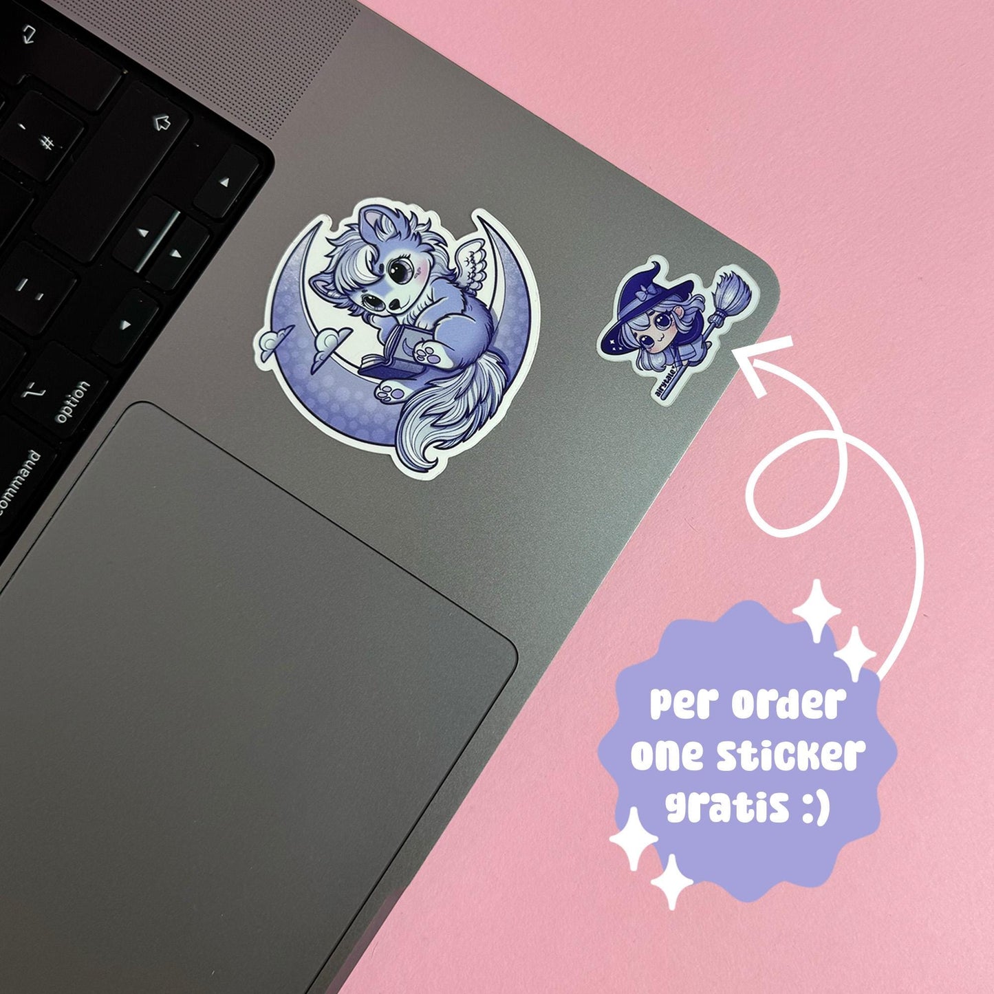 Lesender Werwolf Sticker