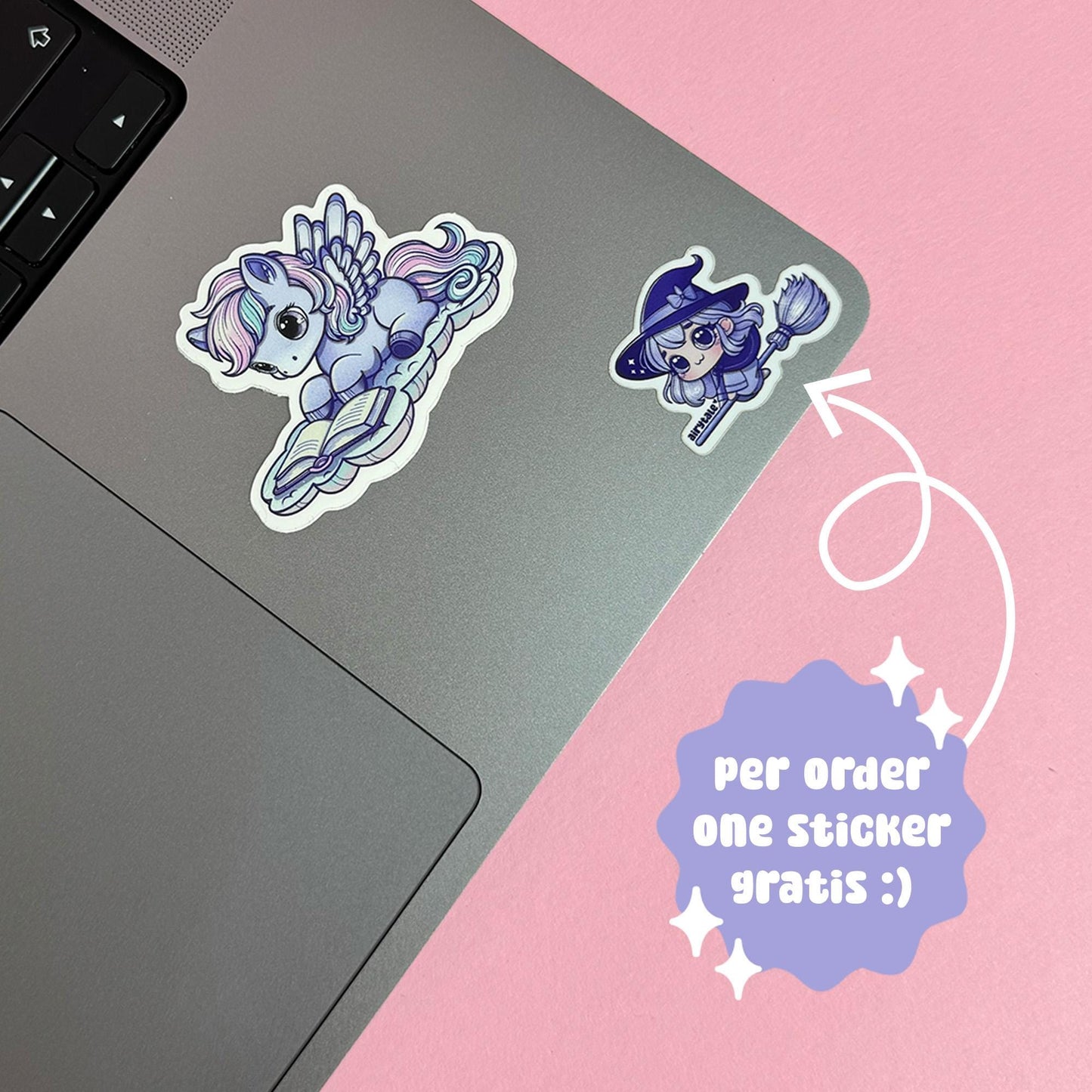 Lesender Pegasus Sticker