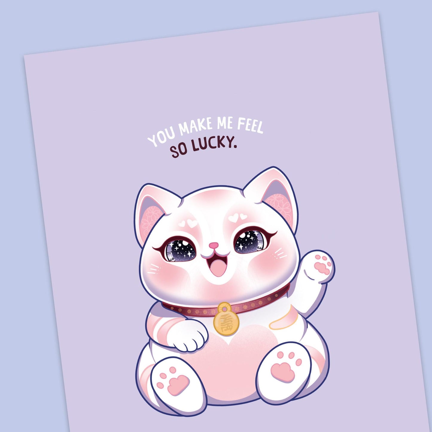 Lucky Maneki Neko Karte