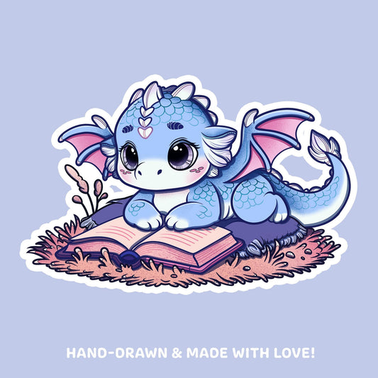 Lesender Drache Sticker