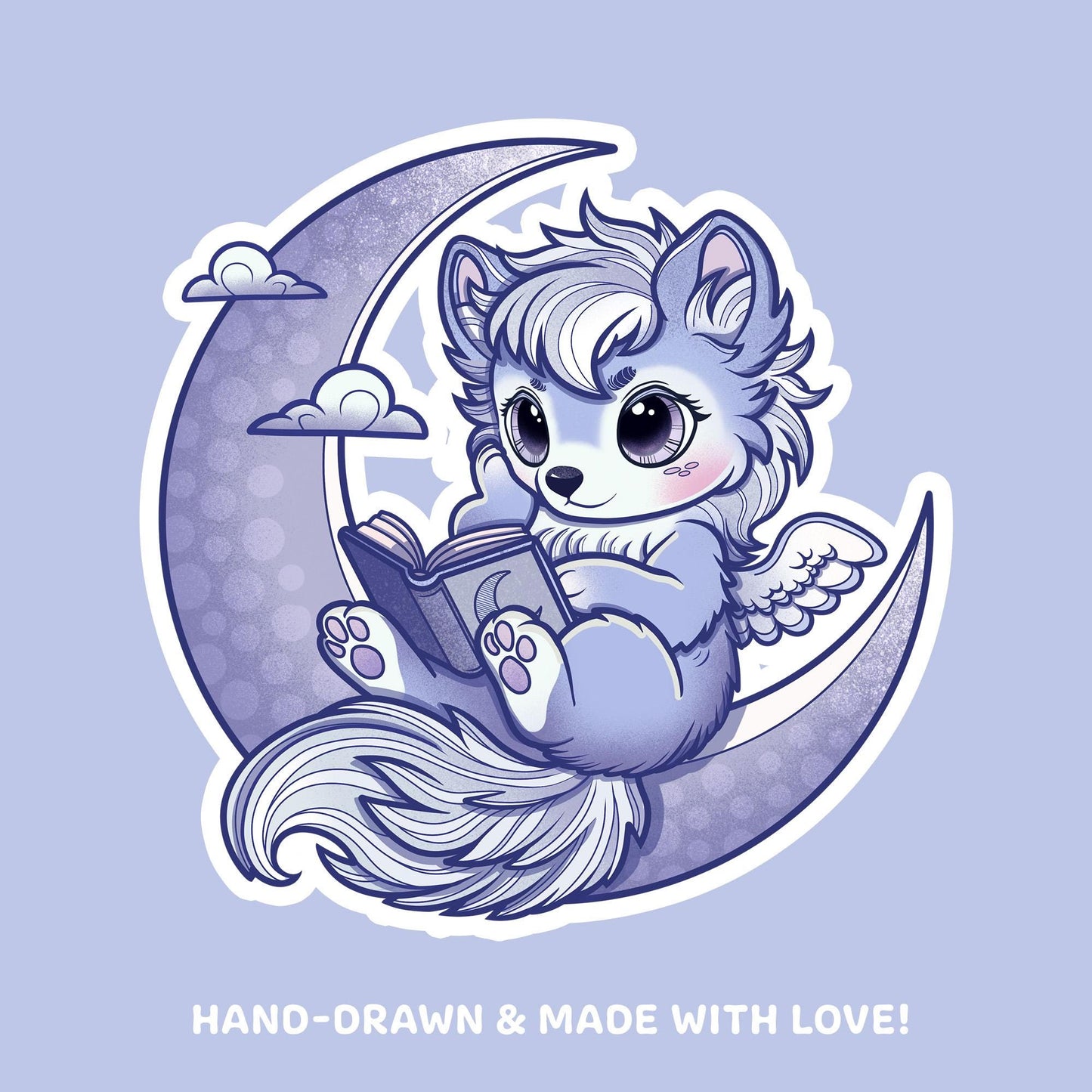 Lesender Werwolf Sticker