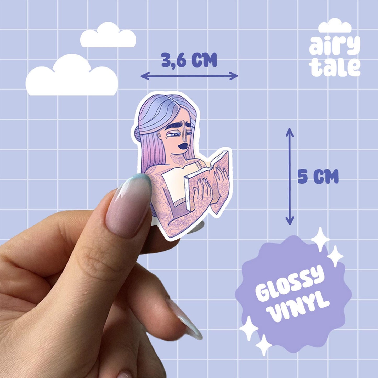 The Reader Sticker