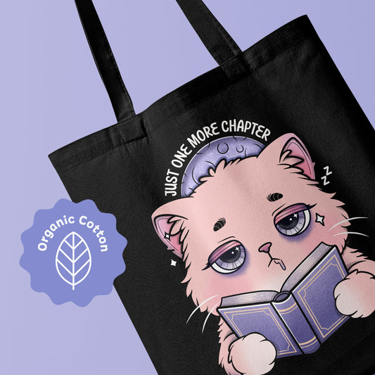 Just One More Chapter Tote Bag