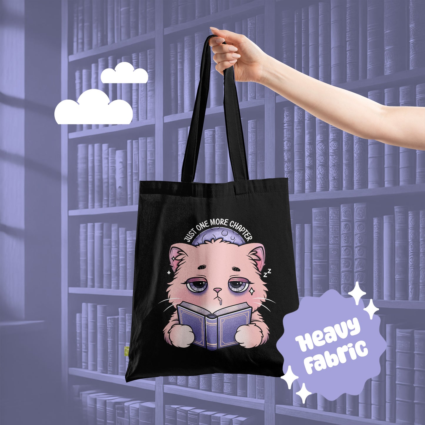 Just One More Chapter Tote Bag