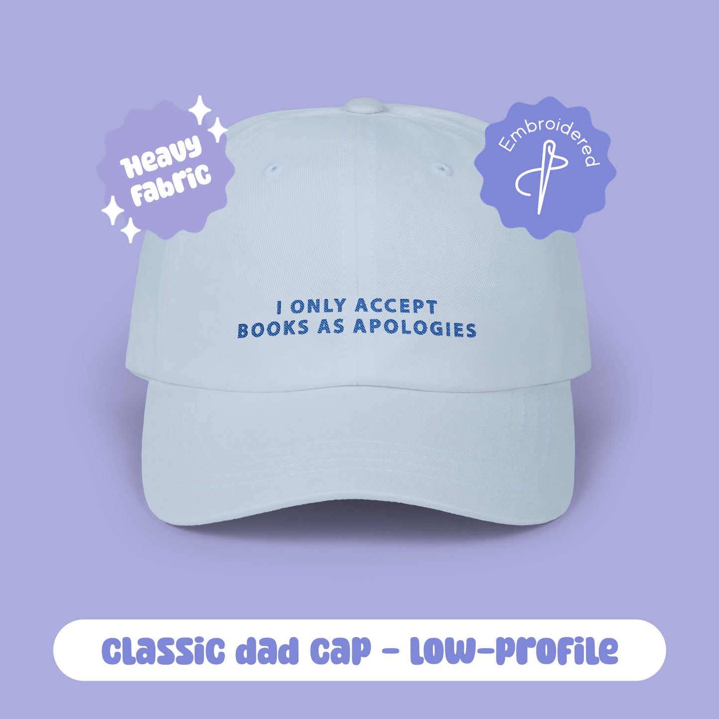 Only Books as Apologies Cap