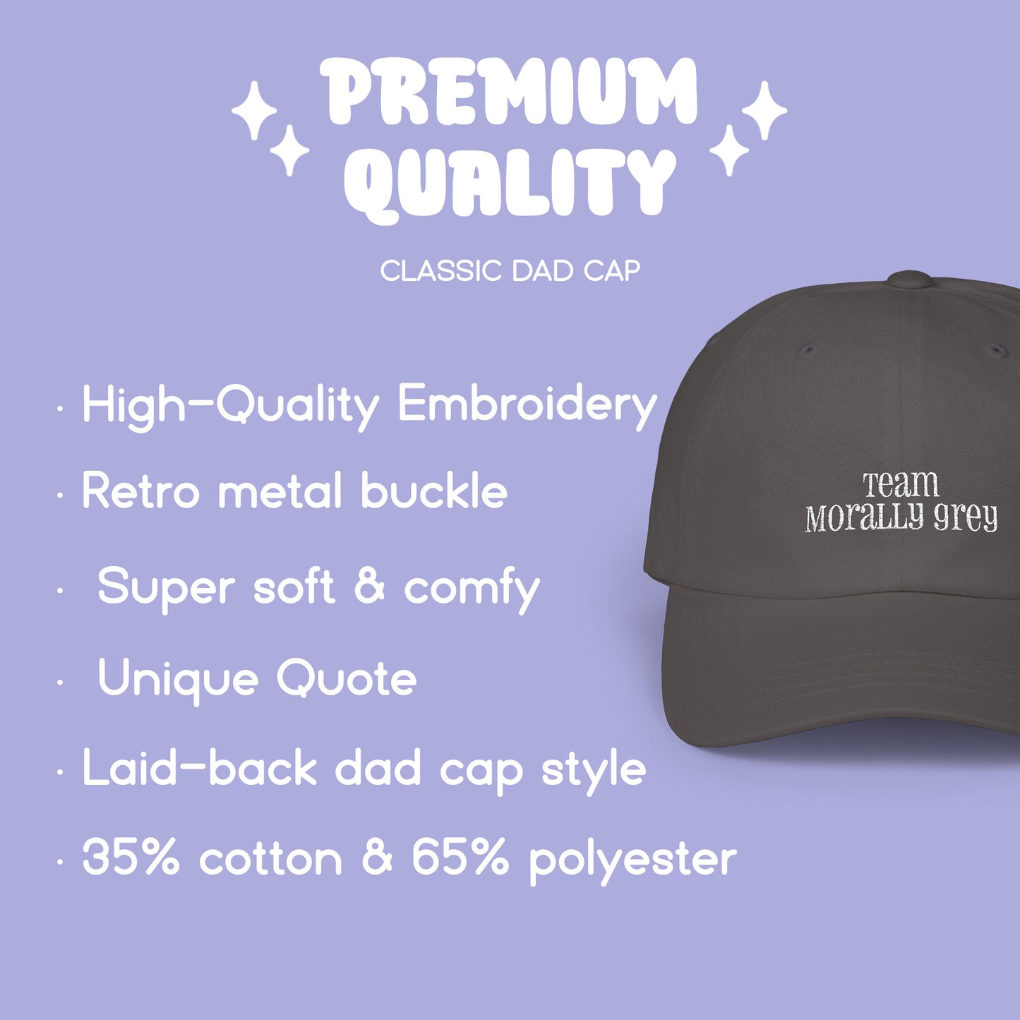 Team Morally Grey Cap