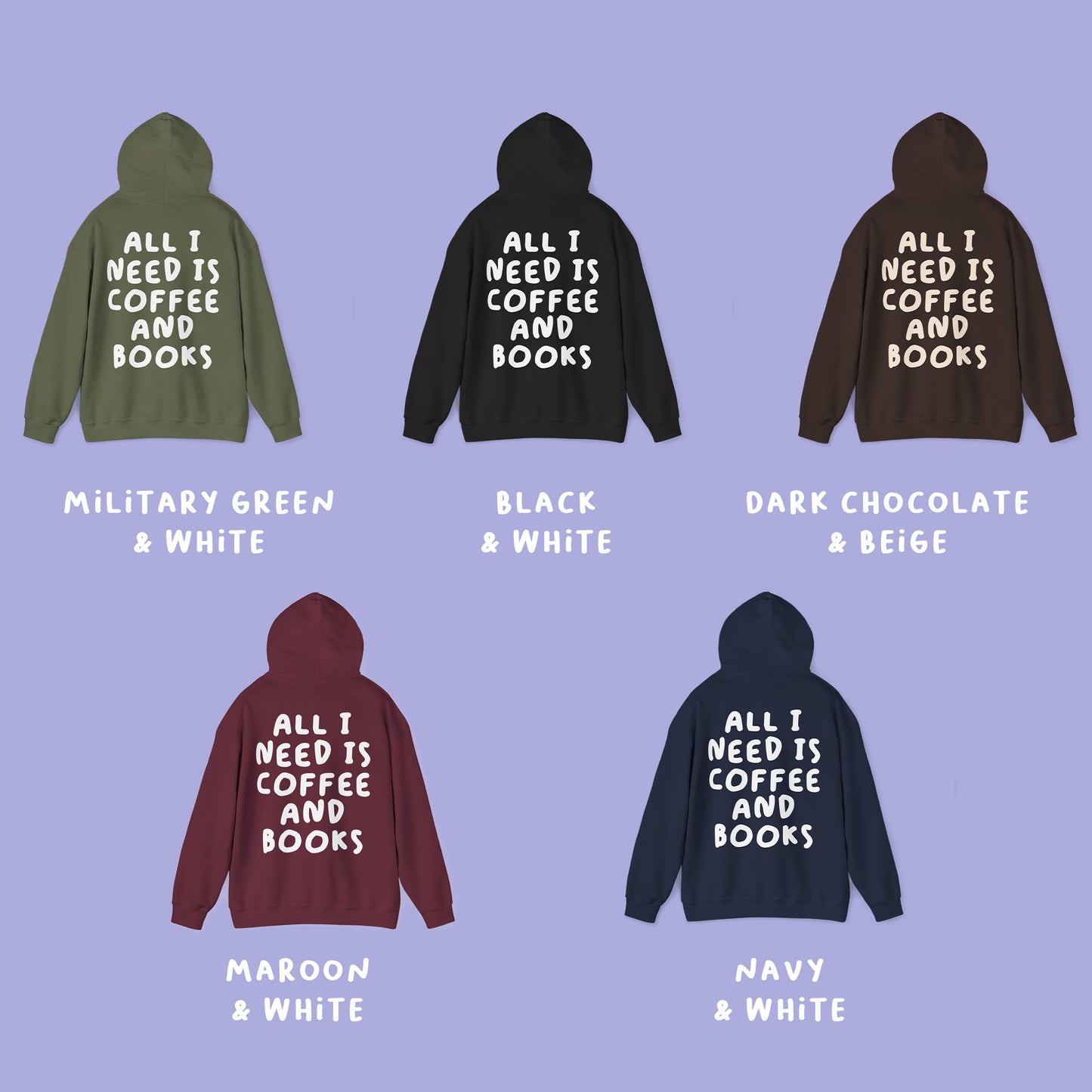 Coffee and Books Hoodie