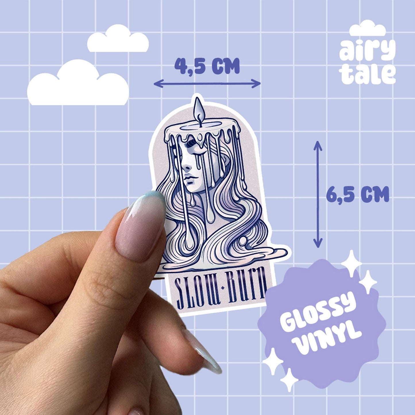 Slow Burn Sticker