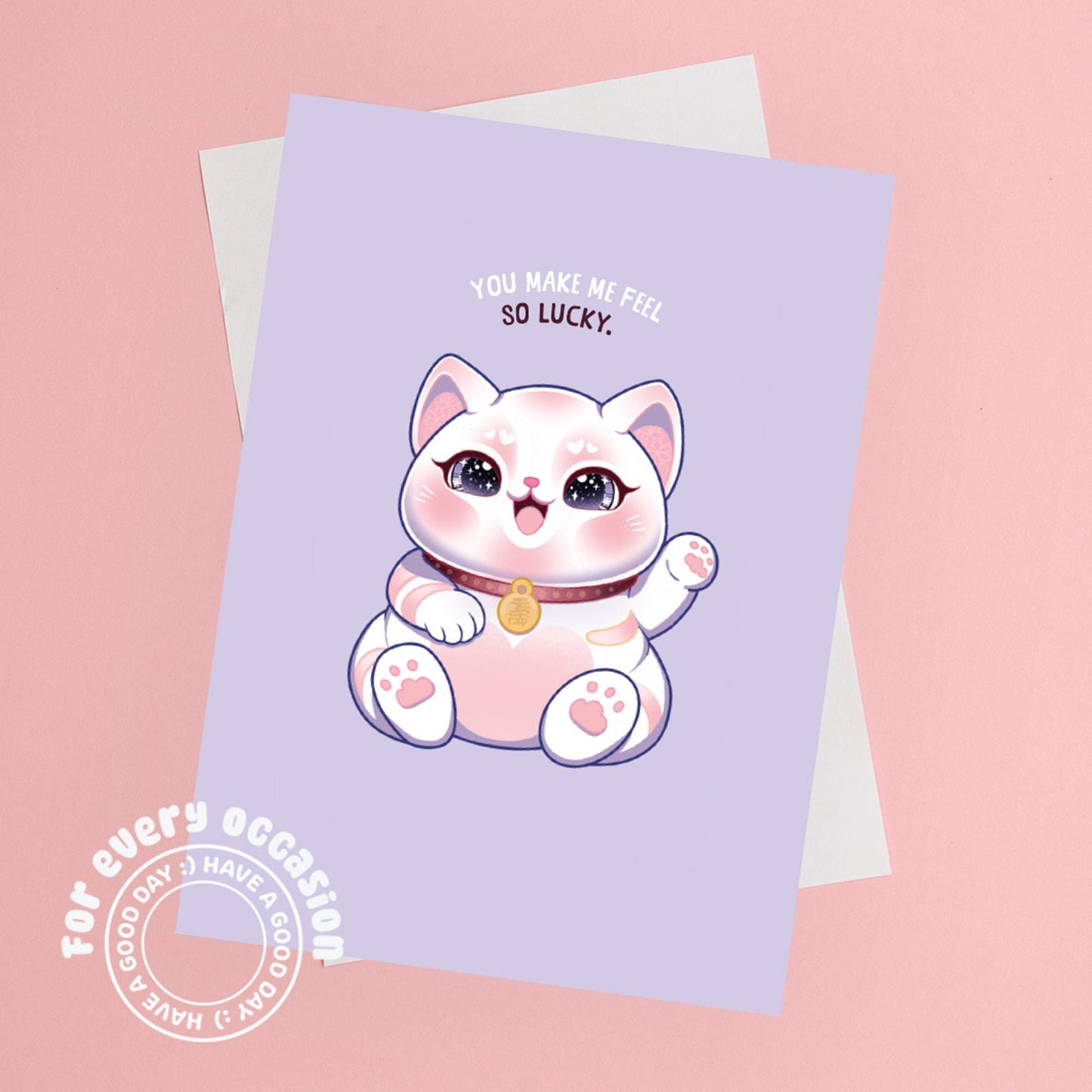 Lucky Maneki Neko Karte