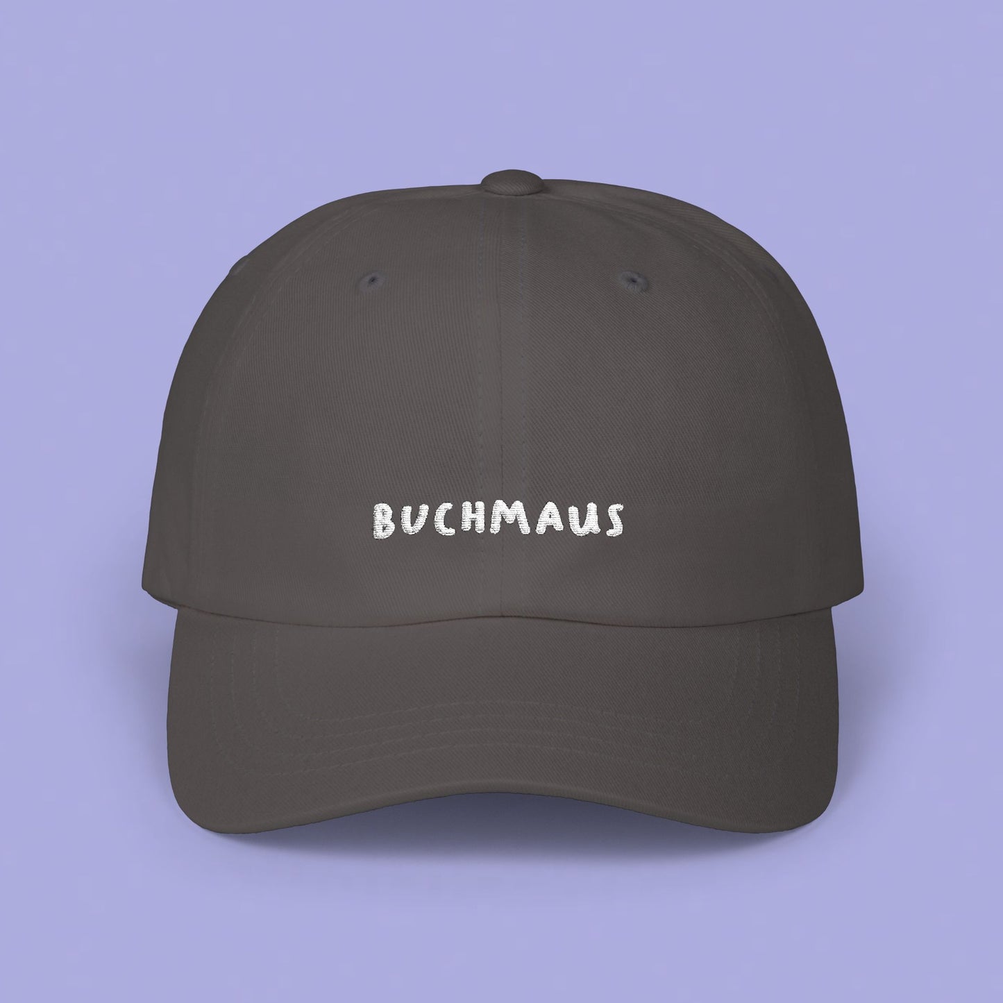 Buchmaus Cap weißer Stick