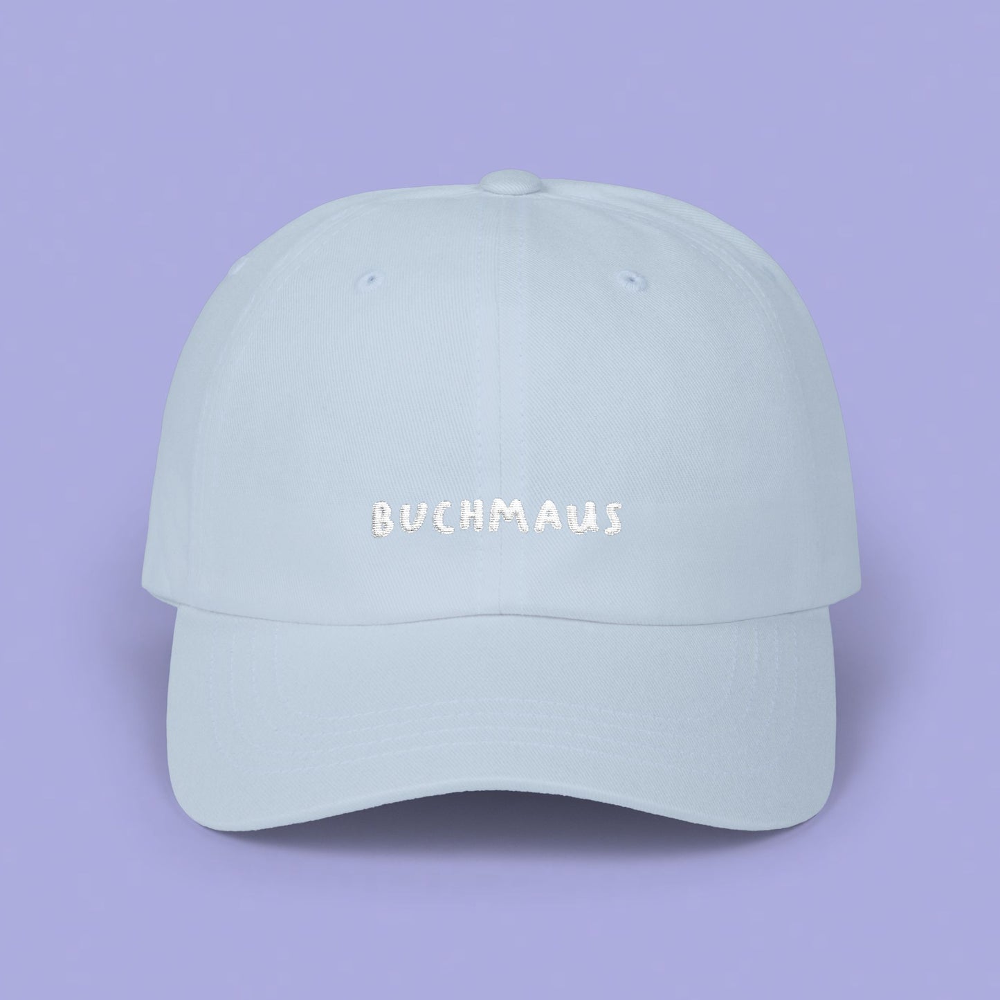 Buchmaus Cap weißer Stick
