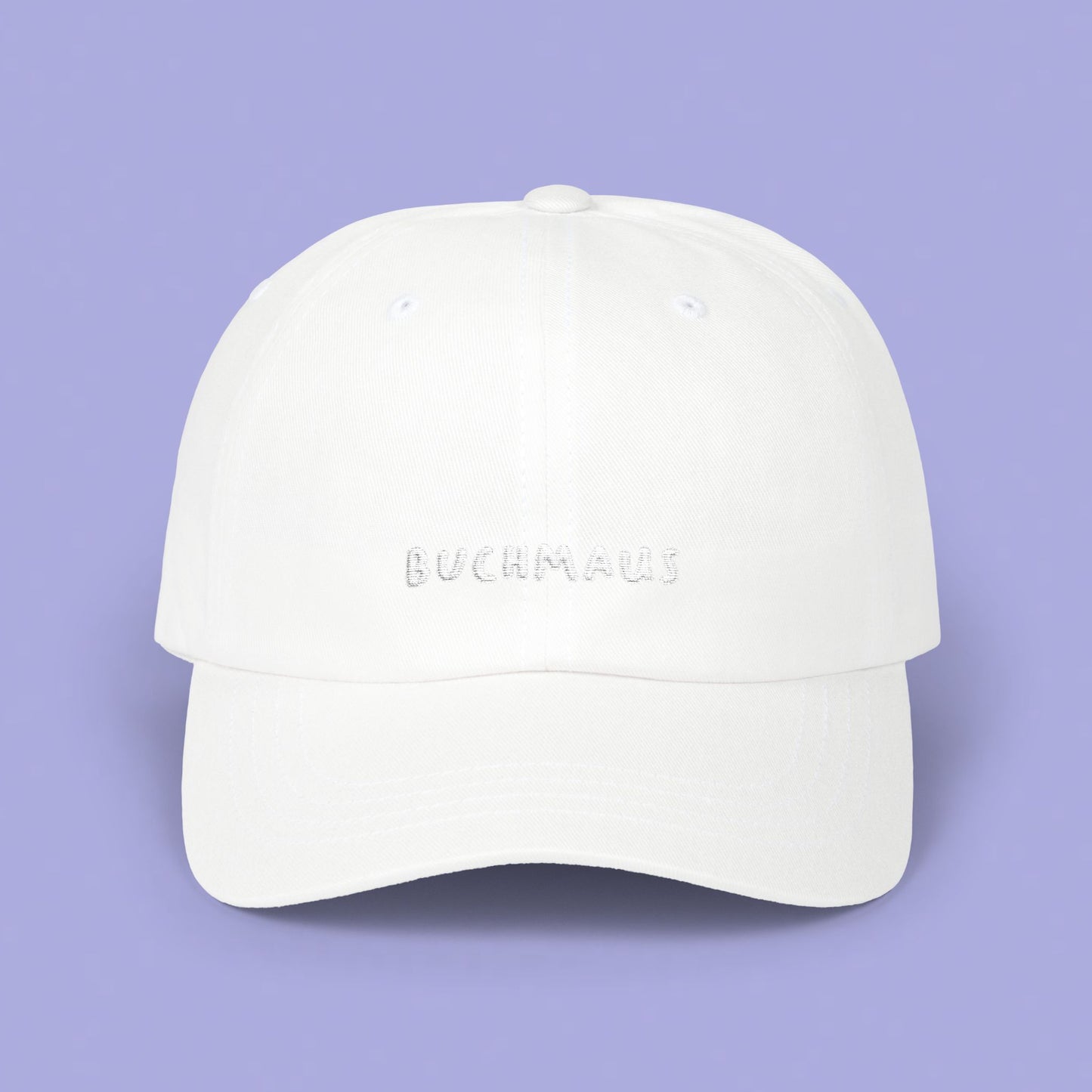 Buchmaus Cap weißer Stick