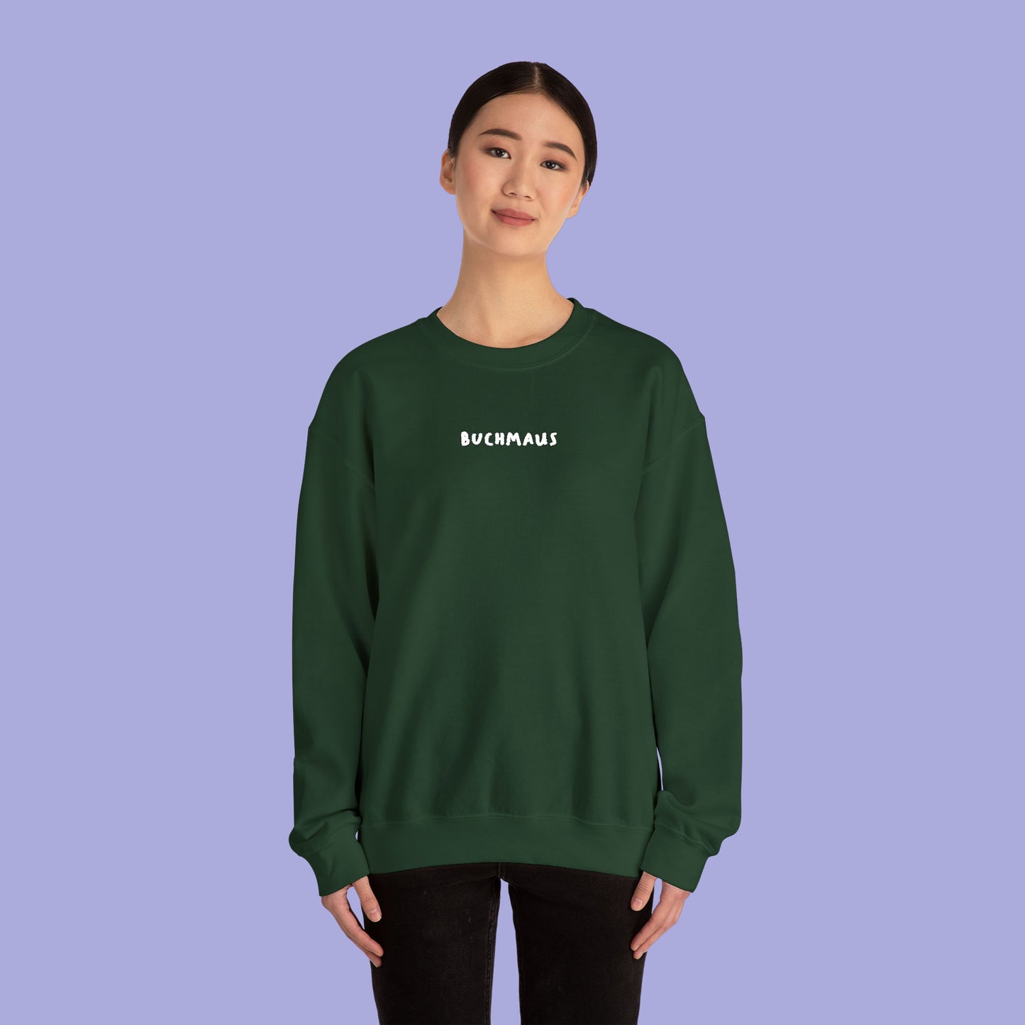 Buchmaus Sweatshirt grün