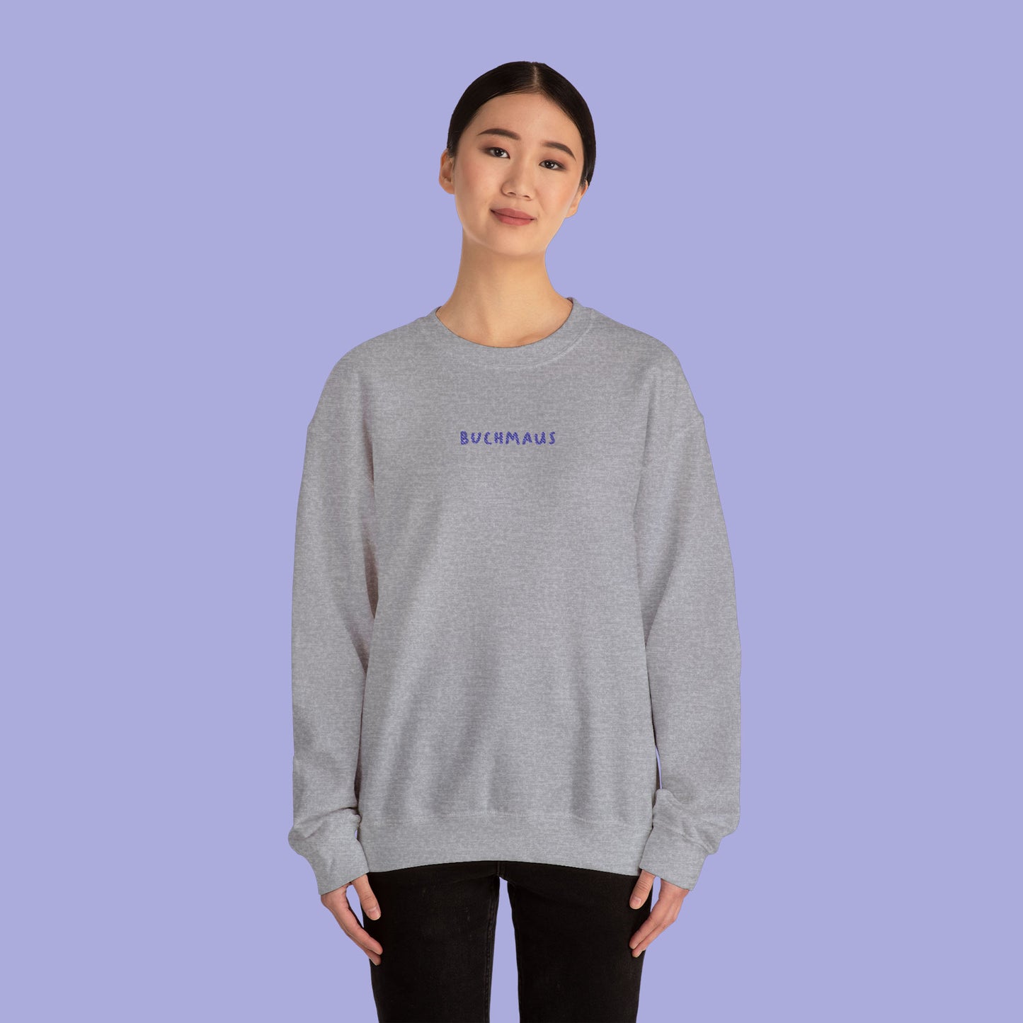 Buchmaus Sweatshirt grau