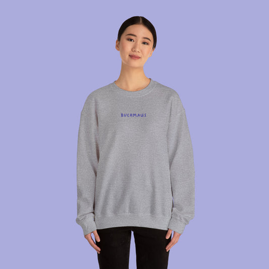 Buchmaus Sweatshirt grau