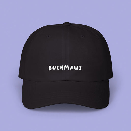 Buchmaus Cap weißer Stick