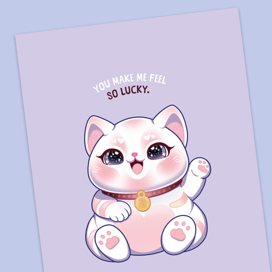 Lucky Maneki Neko Karte