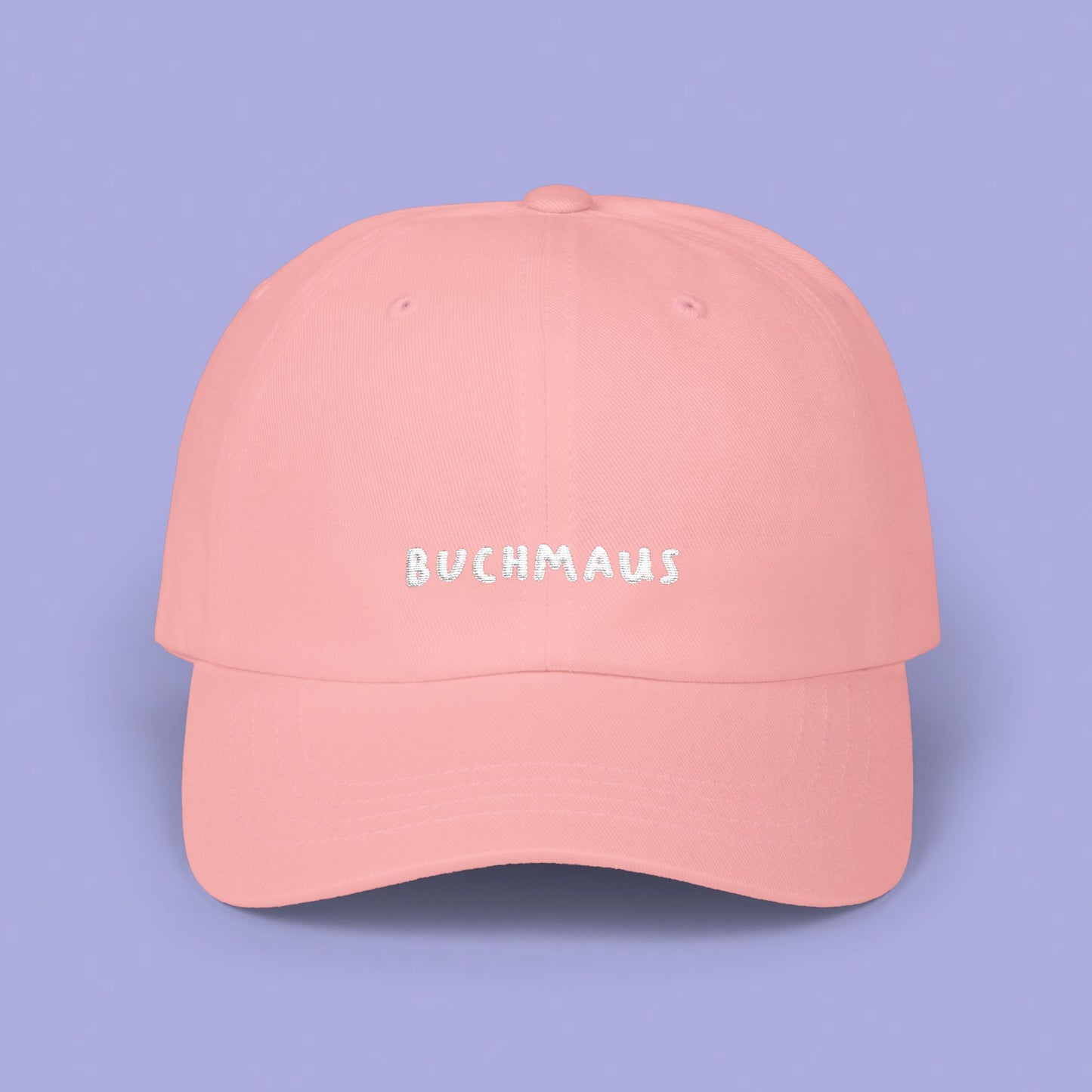 Buchmaus Cap weißer Stick