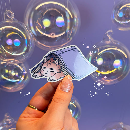 Buchdrache Sticker