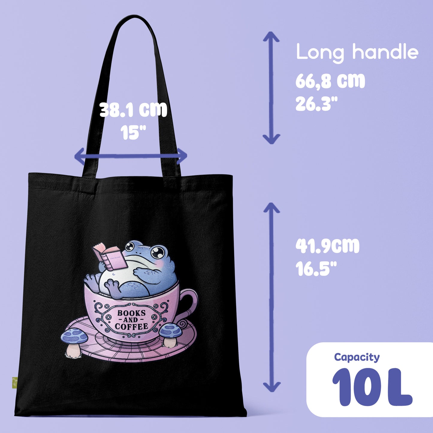 Books und Coffee Tote Bag