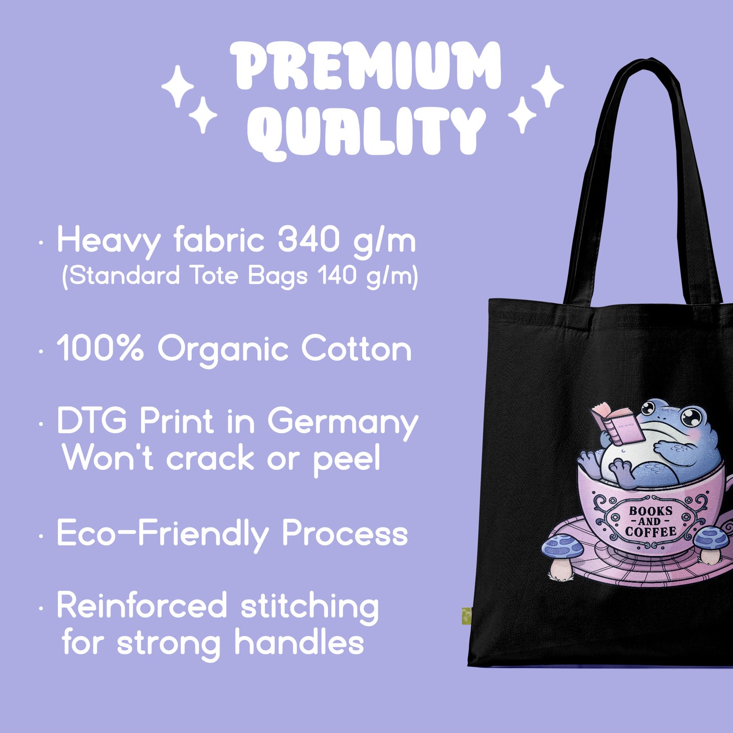 Books und Coffee Tote Bag