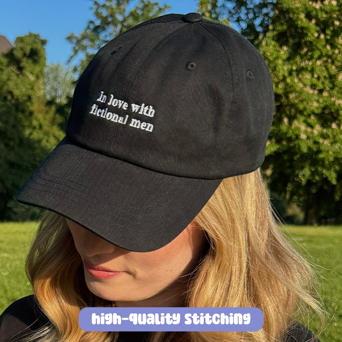 In love with fictional men Cap