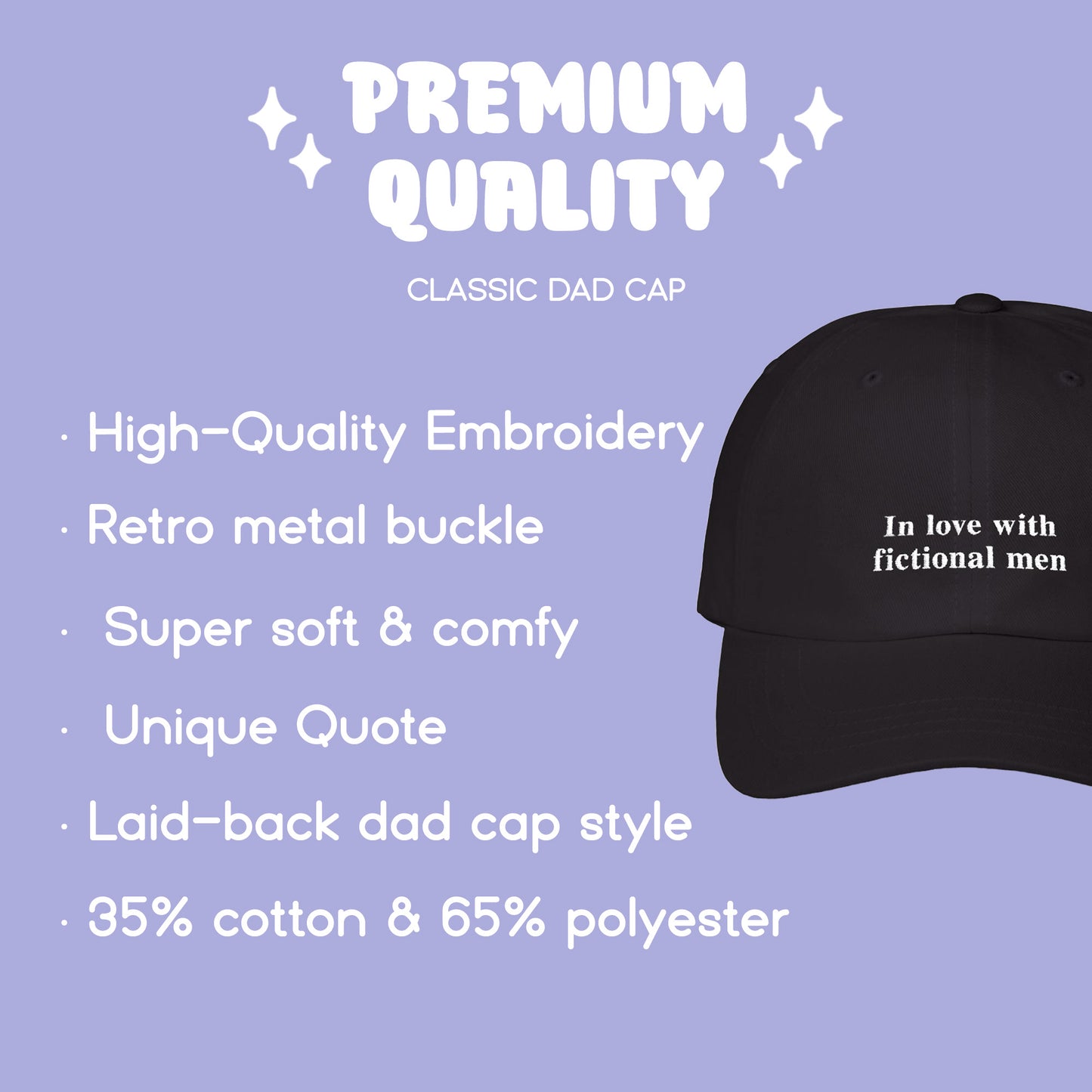 In love with fictional men Cap