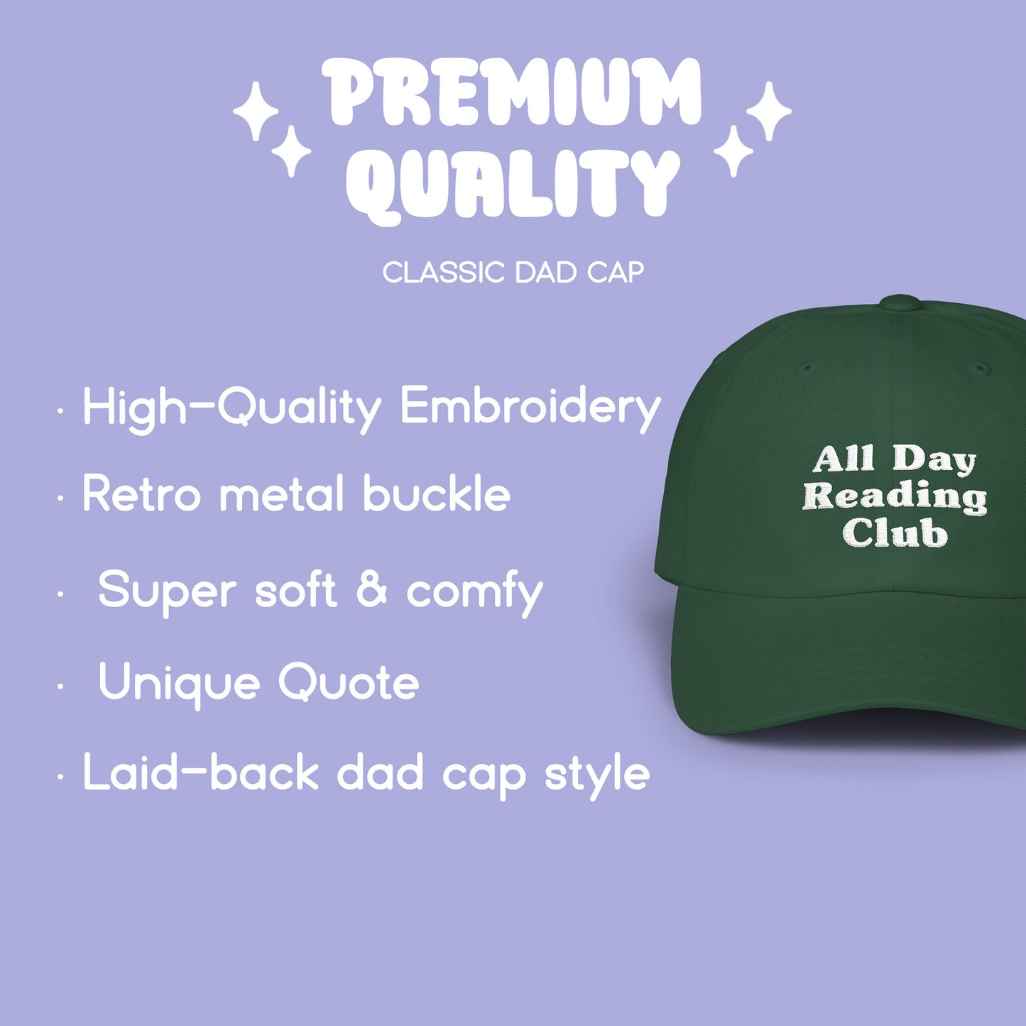 All day reading club Cap