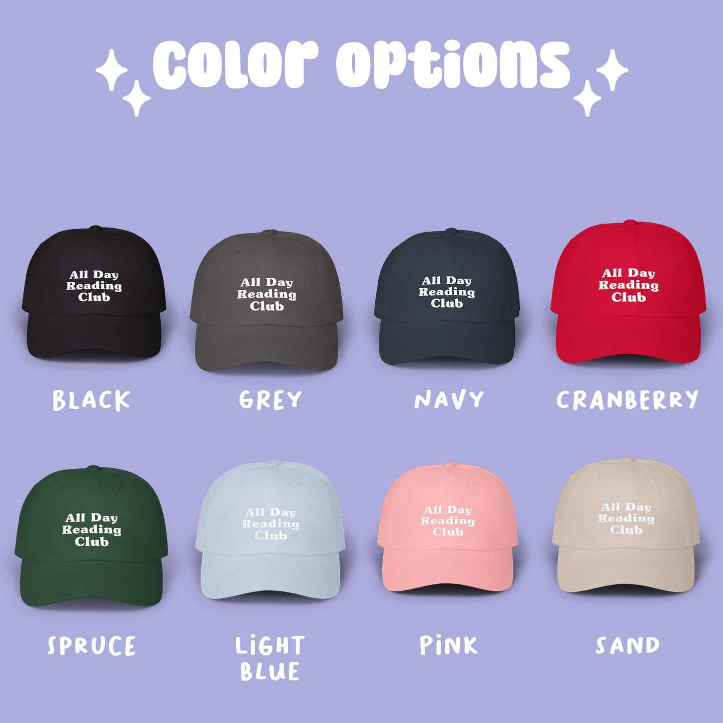 All day reading club Cap