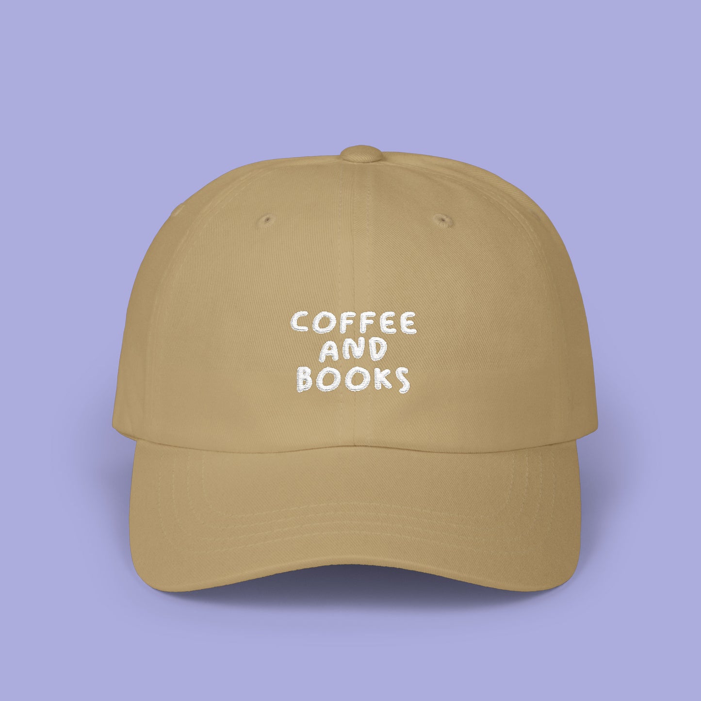 Coffee and Books Dad Cap