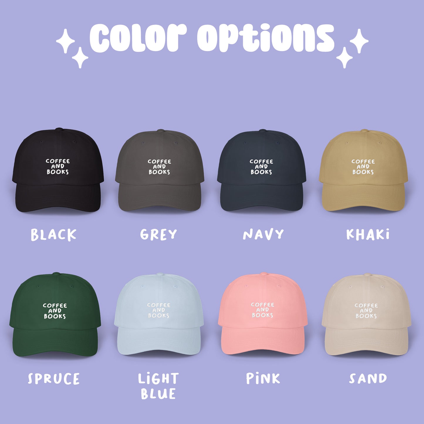 Coffee and Books Dad Cap