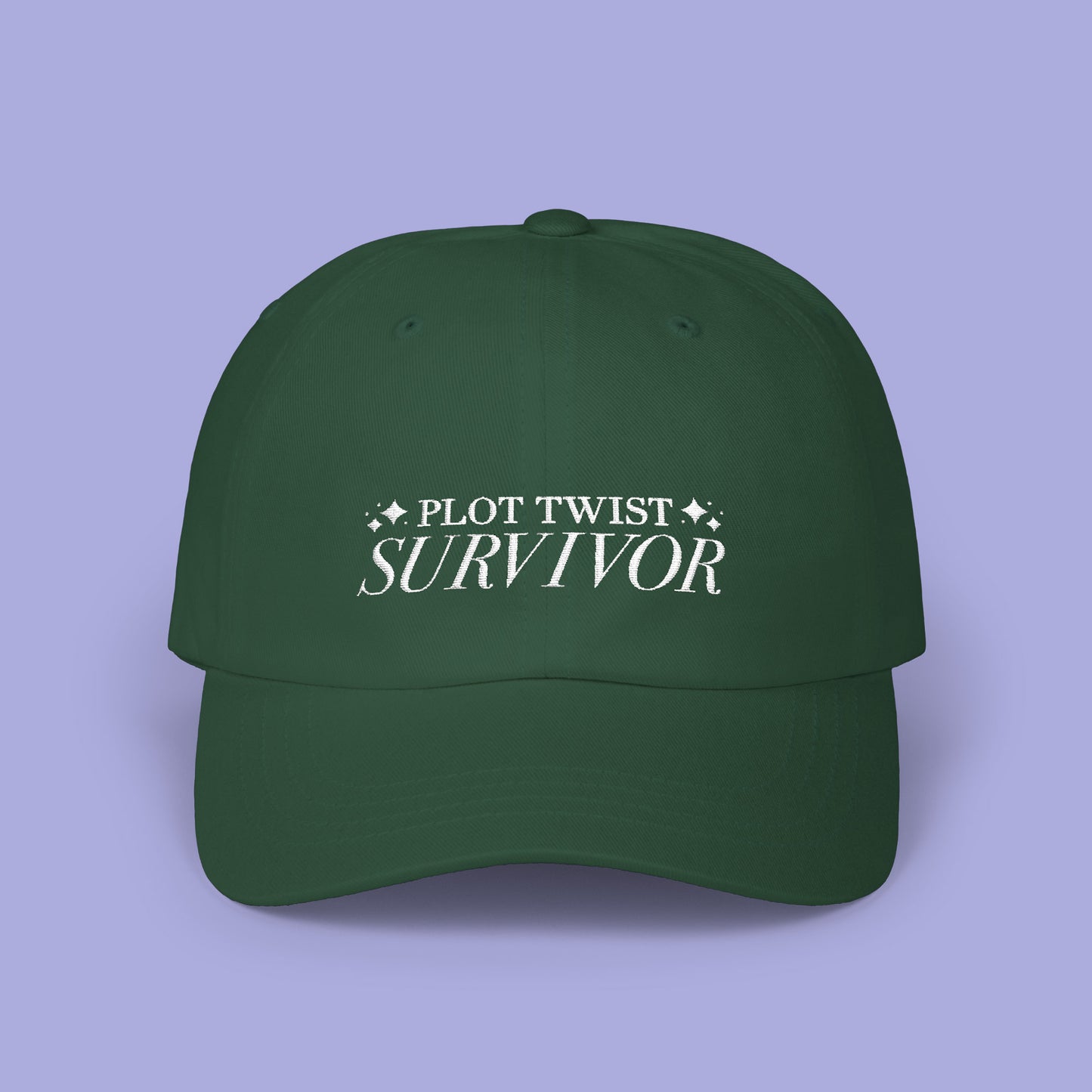 Plot Twist Survivor Dad Cap