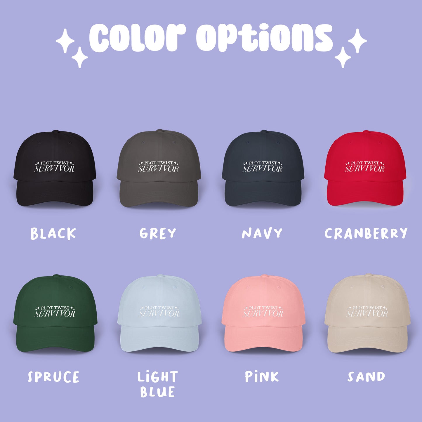 Plot Twist Survivor Dad Cap