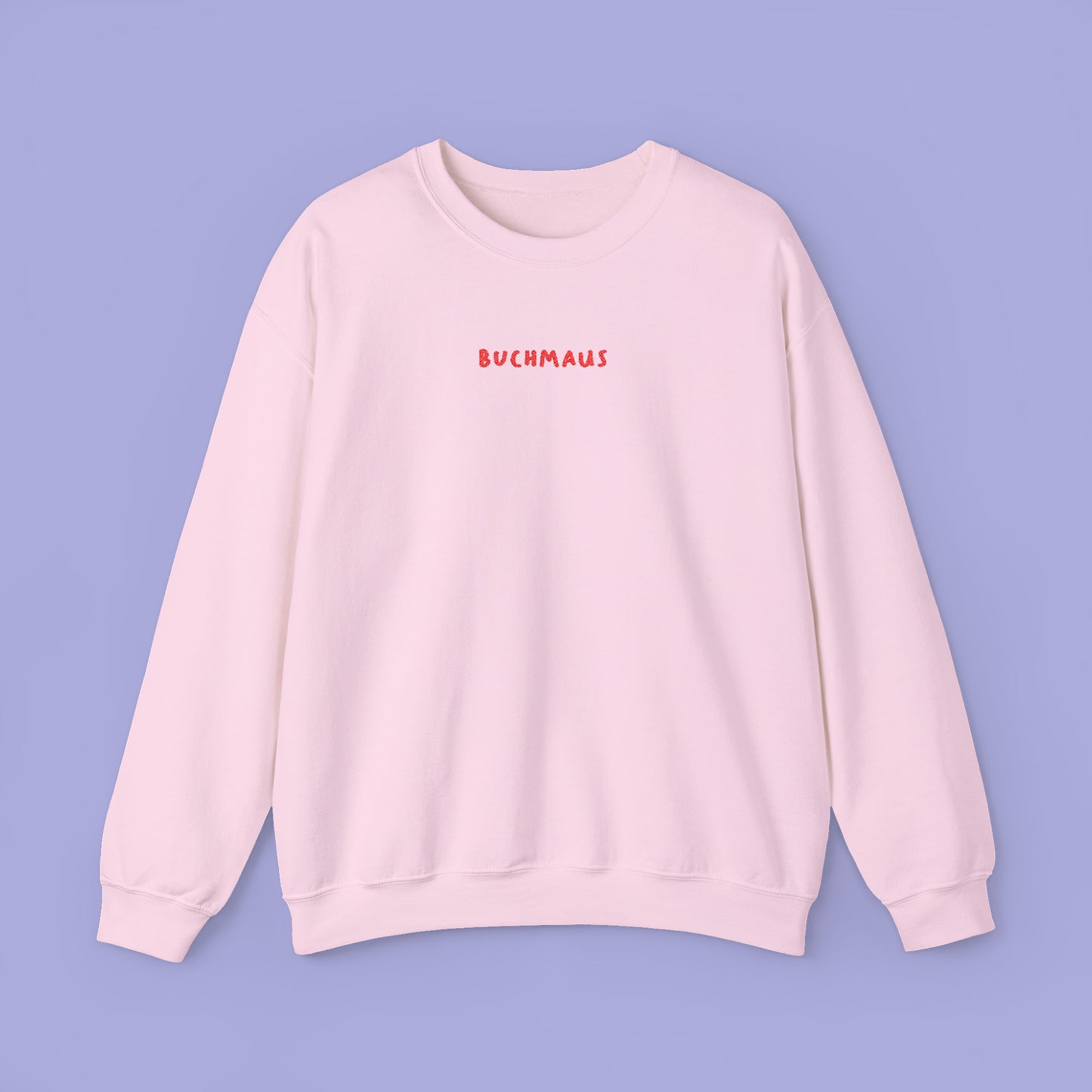 Buchmaus Sweatshirt I BESTICKT