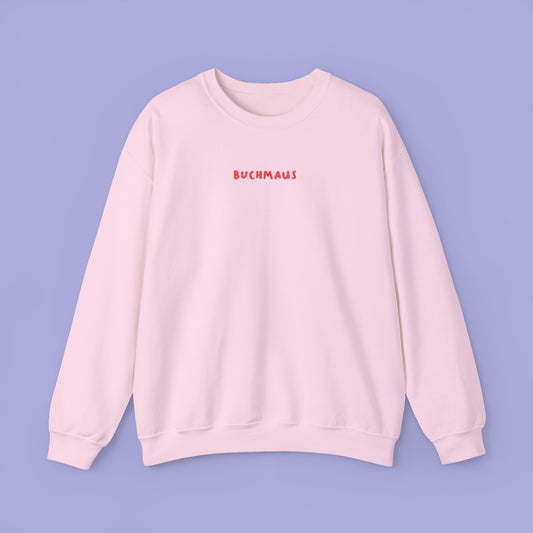 Buchmaus Sweatshirt I BESTICKT