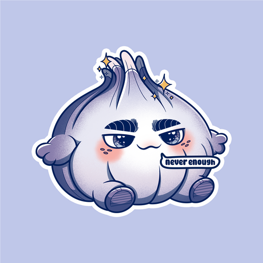 Knoblauch - never enough Sticker
