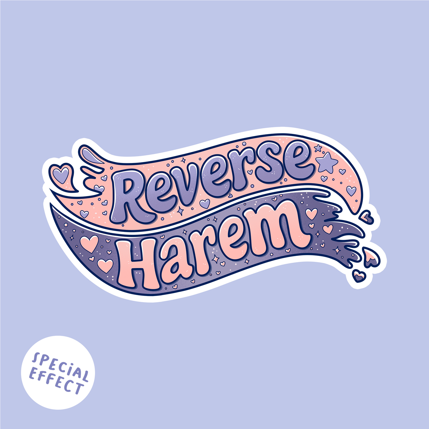 Reverse Harem – Glitzer Sticker