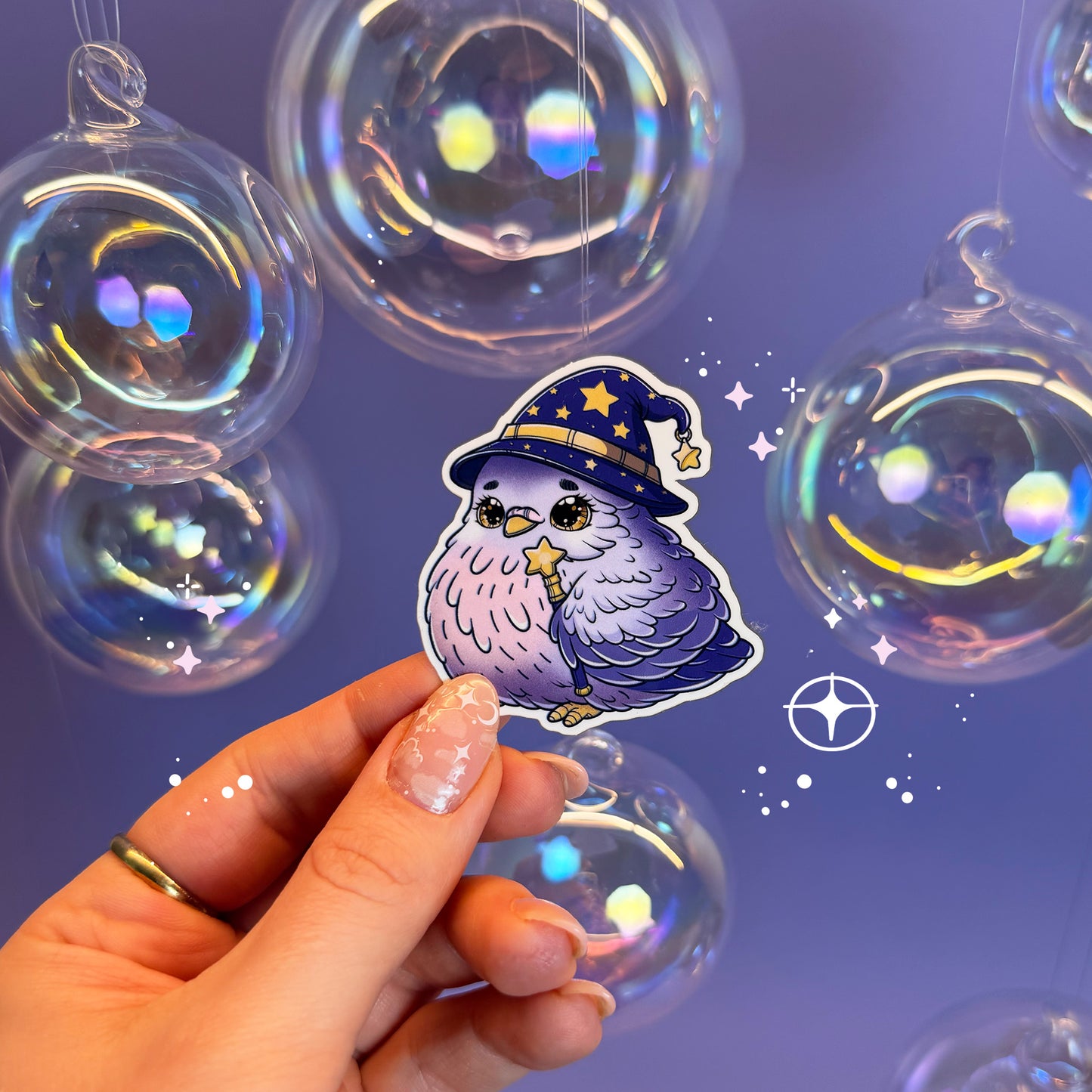 Magische Taube Sticker