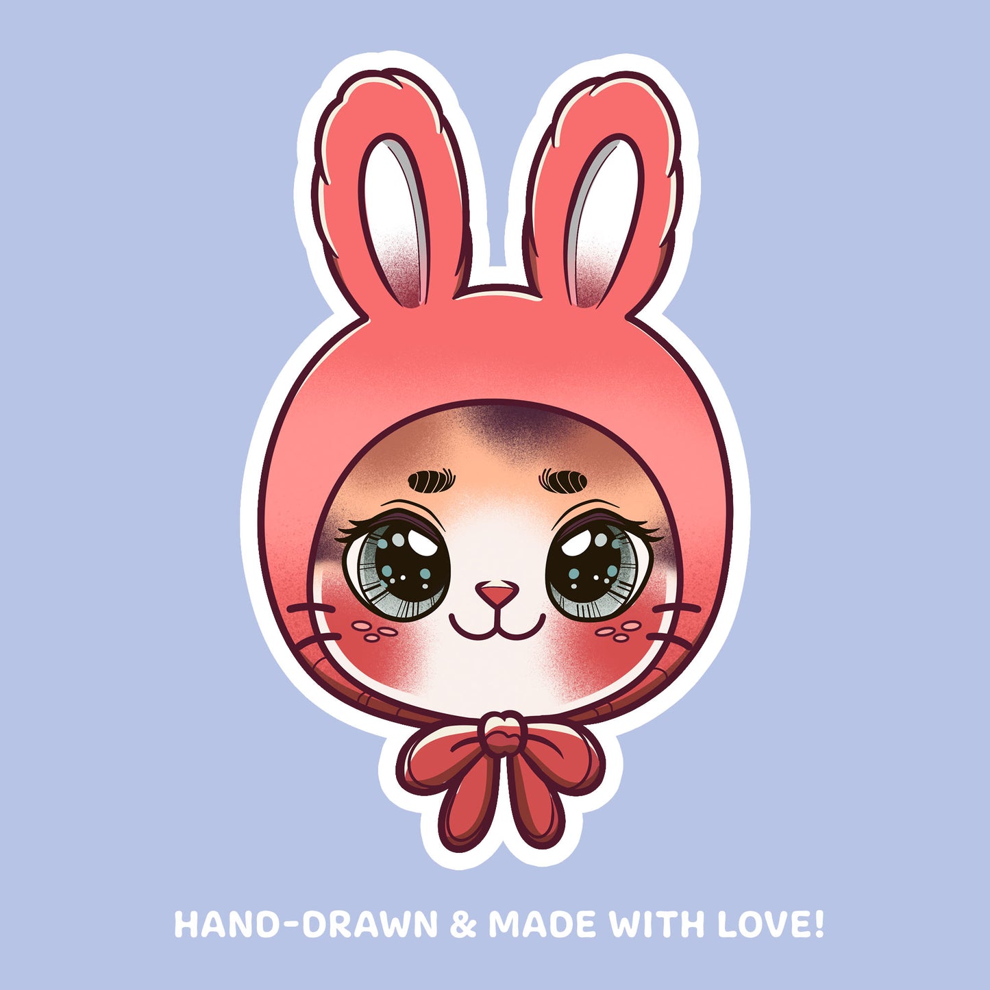 Katze mit Hasenmütze