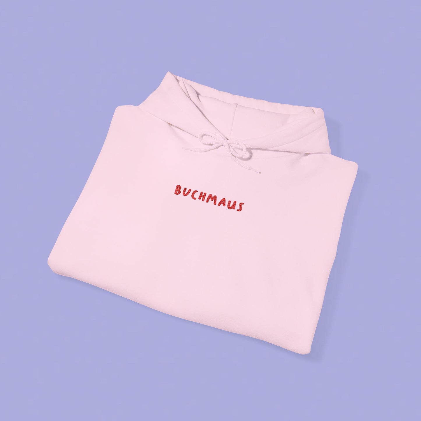 Buchmaus Hoodie I BESTICKT