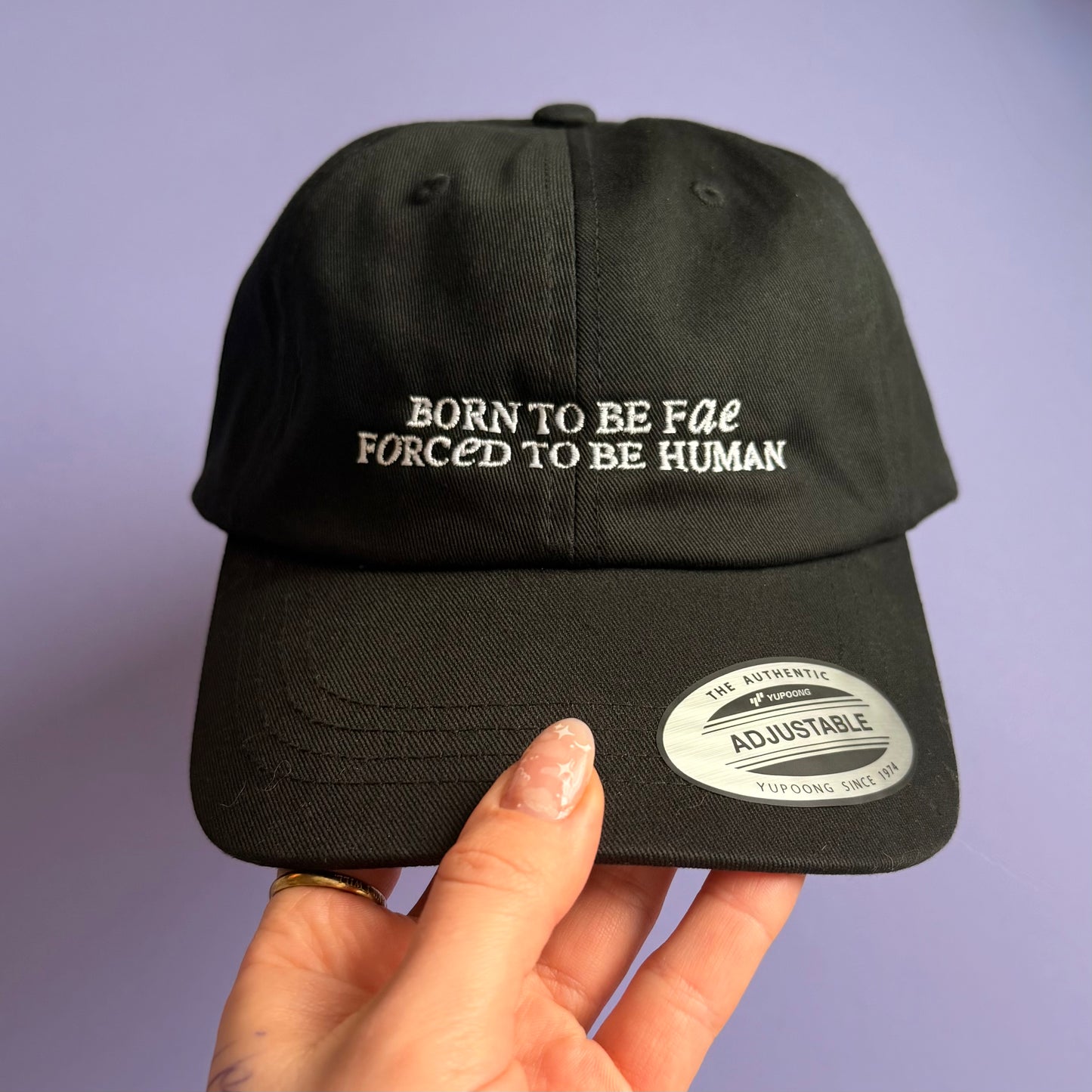 Born to be fae forced to be human Dad Cap