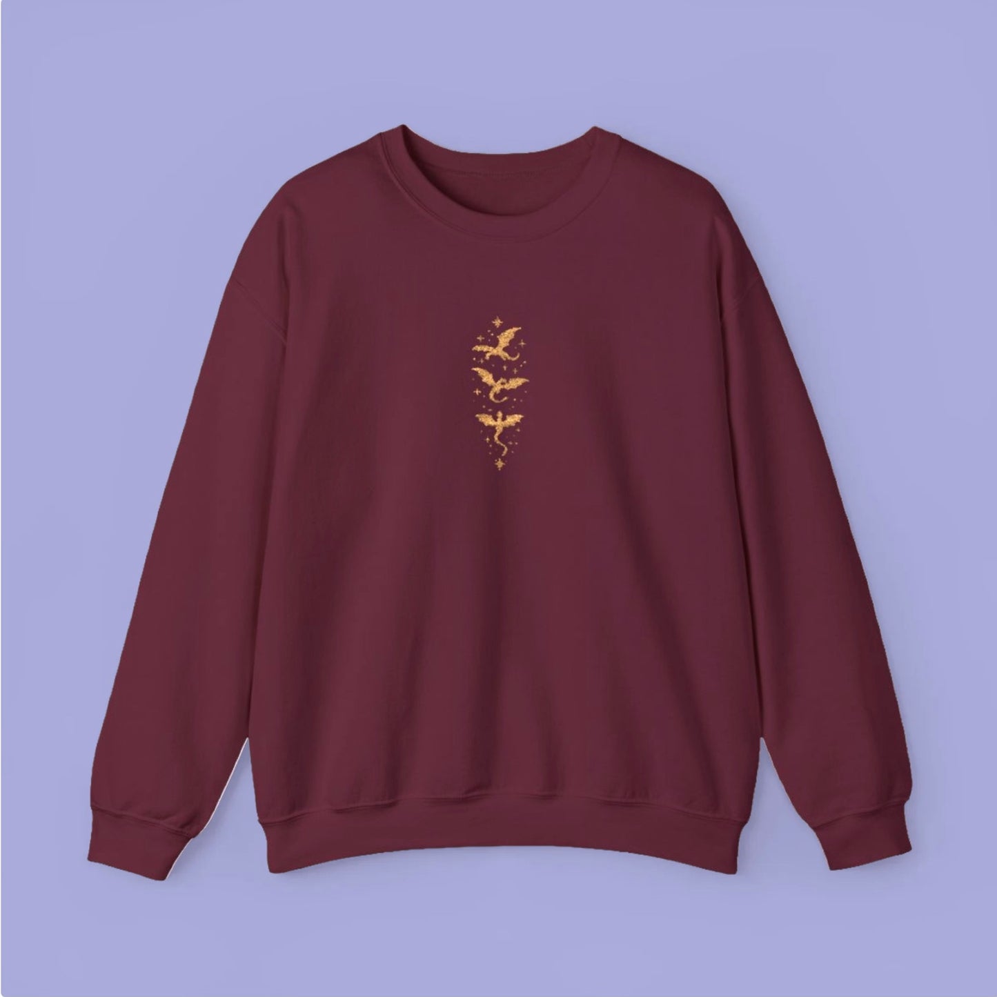 Fliegende Drachen Sweatshirt l BESTICKT