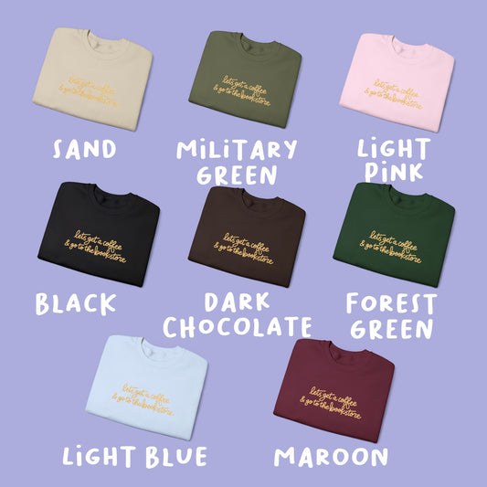 Coffe & Bookstore Sweatshirt l BESTICKT