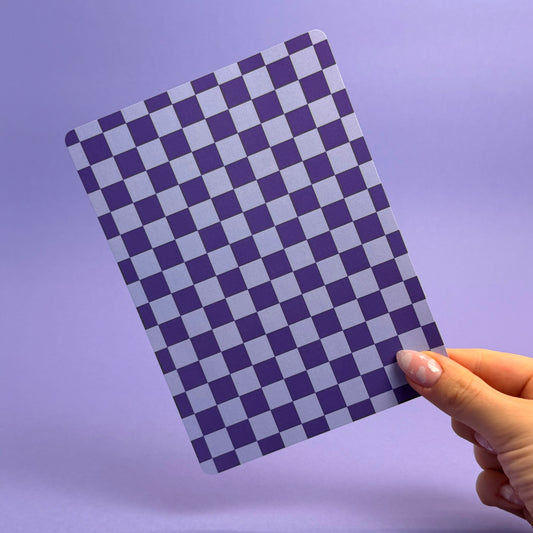 E-Reader Inlay – Kariert | zuschneidbar