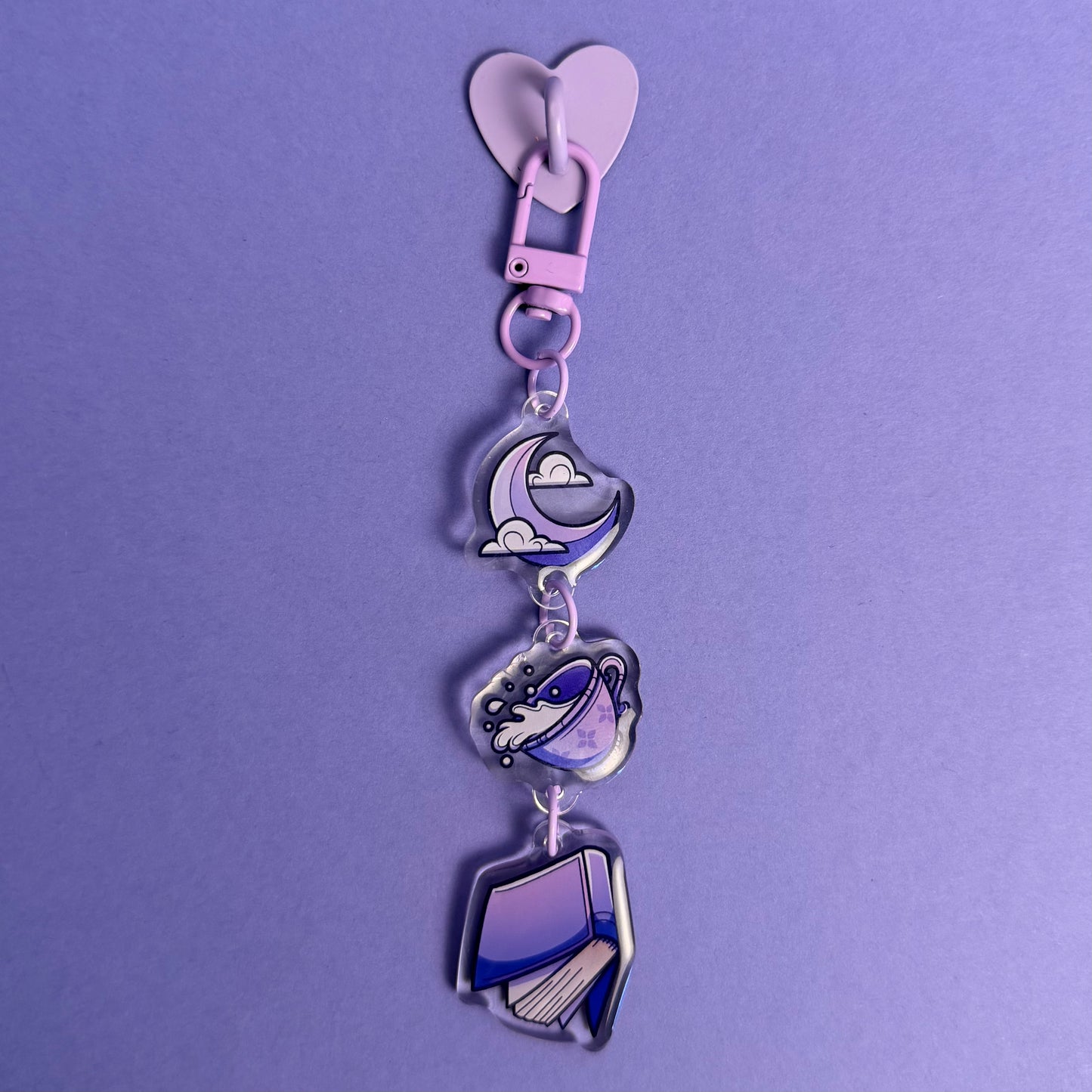 E-Reader Charm – Cozy Reader Lilac