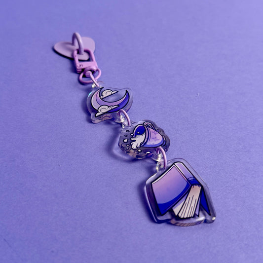 E-Reader Charm – Cozy Reader Lilac