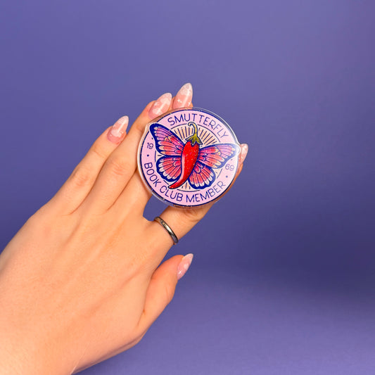 E-Reader-Grip Smutterfly Glitzer