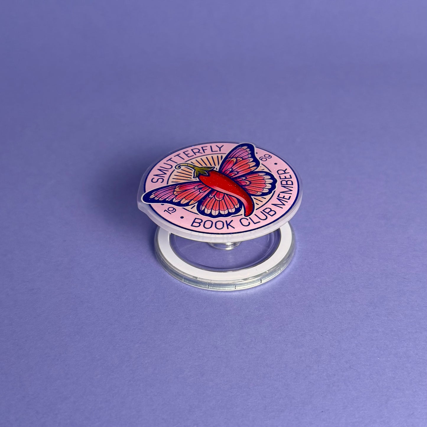 E-Reader-Grip Smutterfly Glitzer